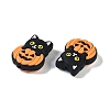 Halloween Theme Silicone Focal Beads SIL-M005-04A-2