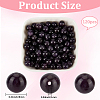 120Pcs Natural Amethyst Round Beads G-PA0001-16B-2