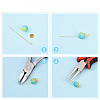 Brass Eye Pins KK-YW0004-04E-P-3