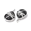 Natural Lava Rock Pendants G-G900-01P-24-3