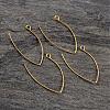 Real 18K Gold Plated Sterling Silver Earring Hooks STER-K015-H1040-01G-2