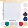 BENECREAT 10Pcs 10 Colors 14CT Cross Stitch Fabric Sheets DIY-BC0012-11-2