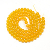 Baking Painted Glass Beads Strands X-DGLA-Q023-8mm-DB29-2