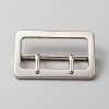 Rectangle Shape Alloy Buckle Clasps FIND-WH0126-136P-1