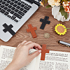 4Pcs 2 Colors Leather Bookmarks AJEW-CP0003-82A-3