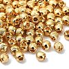 SHEGRACE Brass Textured Round Beads XGRPCU075-296G-1