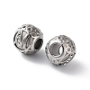 304 Stainless Steel Rhinestone European Beads STAS-A092-10M-P-2