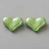 Electroplate Opaque Acrylic Beads MACR-WH0010-38G-1