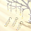 Teardrop Glass Suncatchers HJEW-FS00032-3