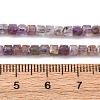 Faceted Natural Amethyst Beads Strands G-RM250101-E21-01-3