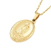 304 Stainless Steel Pendant Nacklaces For Women LS-STAS-S124-01G-03-1