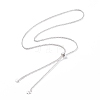 304 Stainless Steel Rolo Chains Necklace NJEW-JN03811-4