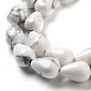 Natural Howlite Beads Strands G-B106-A26-02-4