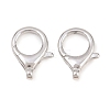 Brass Lobster Claw Clasps KK-H287-08F-P-1