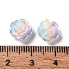 Tricolor Opaque Resin Cabochons CRES-P029-C02-3