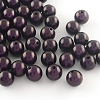 Spray Painted Acrylic Beads MACR-Q154-14mm-N06-1