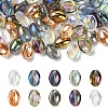 100Pcs 10 Colors Electroplate Glass Beads EGLA-CJ0001-26-1