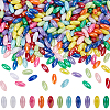500Pcs 5 Bags UV Plating Opaque Acrylic Beads OACR-SC0002-90-1