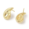 Teardrop Brass Stud Earrings for Women EJEW-Q772-03B-G-2