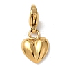 Heart 304 Stainless Steel Pendant Decorations STAS-G352-10G-1