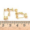 Brass Screw On Clip-on Earring Converters Findings KK-A281-27G-3