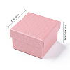 Square Cardboard Ring Boxes LS-CBOX-S020-02-3
