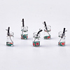 Glass Bottle Pendants CRES-N017-06C-1