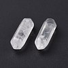 Natural Quartz Crystal Double Terminal Pointed Pendants G-C007-02B-14-4