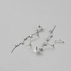 Alloy Horse Eye Dangle Stud Earrings EJEW-WH0004-191P-2