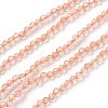 Transparent Glass Beads Strands GLAA-F094-A18-1