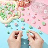 250G UV Plating Rainbow Iridescent Opaque Acrylic Beads PACR-CJ0001-38B-4