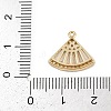 Brass Micro Pave Cubic Zirconia Pendants KK-S339-07G-3