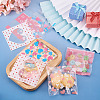 100Pcs 4 Styles Rectangle Plastic Cellophane Bags OPC-TA0001-04-7
