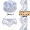 Waved Polyester Lace Trim OCOR-WH0070-14D-2