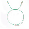 Bohemian Style Adjustable Nylon Cord Braided Bracelets for Women TA3232-4-1