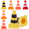 48Pcs 4 Colors ABS Display Roadblock Decorations AJEW-SP0004-70-7