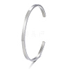 Tarnish Resistant 304 Stainless Steel Cuff Bangles BJEW-K173-02P-7