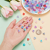 10Colors Two Tone Acrylic Bead Caps MACR-PH0001-71-3