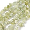 Natural New Jade Chip Bead Strands G-M205-29-2