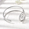 304 Stainless Steel Cuff Bangles for Women BJEW-Z150-02P-02-2