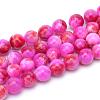 Natural Dyed Persian Jade Gemstone Bead Strands G-R271-6mm-XP07-1