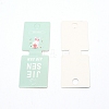 Paper Hair Ties Display Cards DIY-WH0209-39-1