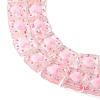 Valentine's Day Handmade Lampwork Enamel Beads Strands LAMP-A001-D04-1-3