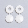Plastic Hinged Screw Covers LS-DIY-WH0164-65B-1
