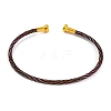 Braided Carbon Steel Wire Bracelet Making MAK-A017-B59-1