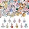 30Pcs Glass Pendants FIND-CJ0003-36-1