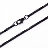 Iron Box Chain Necklace Making NJEW-WH0007-01D-2