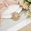 Flower Alloy Rhinestone Brooches for Backpack Clothes JEWB-WH20011-02A-3