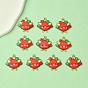 10Pcs 5 Style Cute Printed Alloy Pendants ENAM-YW0003-46B-2