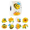 500Pcs Special-shaped Paper Self-Adhesive Stickers AJEW-S089-06A-1